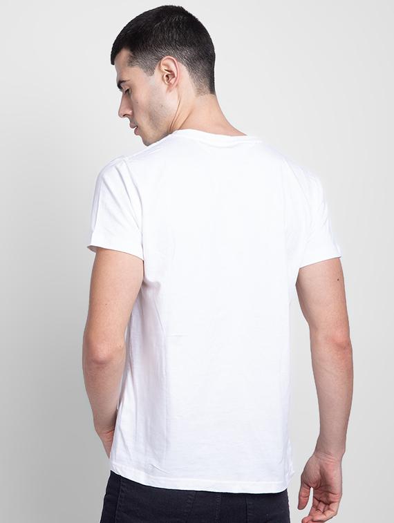 white printed t-shirt - 17361577 - Zoom Image - 2