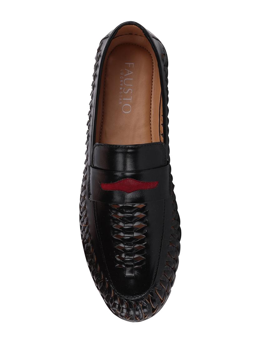 black slip on shoes - 17361787 - Zoom Image - 3