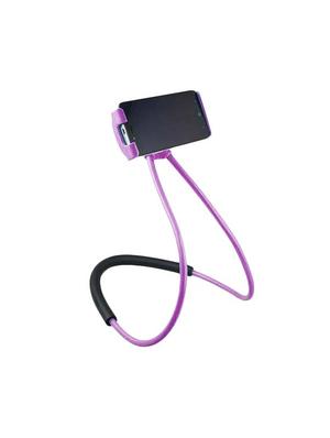 multi colored headphone wireless bluetooth neck earphone with mic with mobile phone holder/lazy stand. - 17362402 - Standard Image - 3