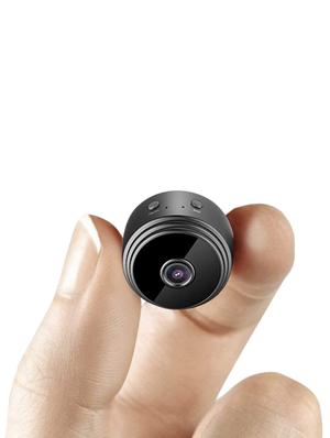 bushwick high quality wireless bluetooth stylish earphone with mic with intellugent magnetic mini spy wifi hidden camera. - 17362419 - Standard Image - 3