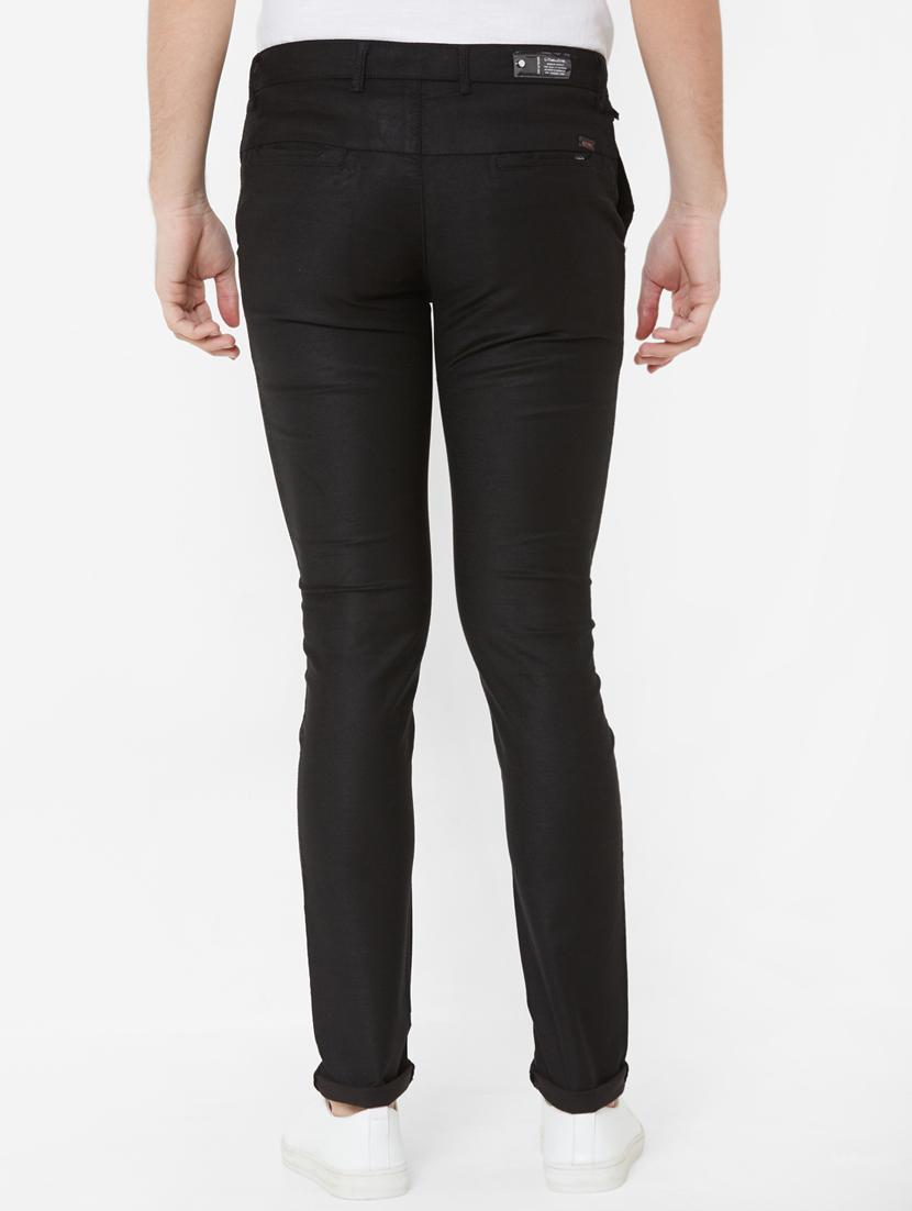 black solid chinos - 17363076 - Zoom Image - 3