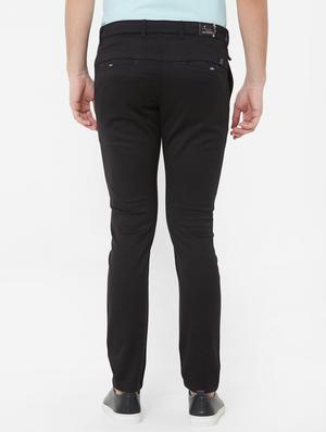black solid chinos - 17363094 - Standard Image - 4