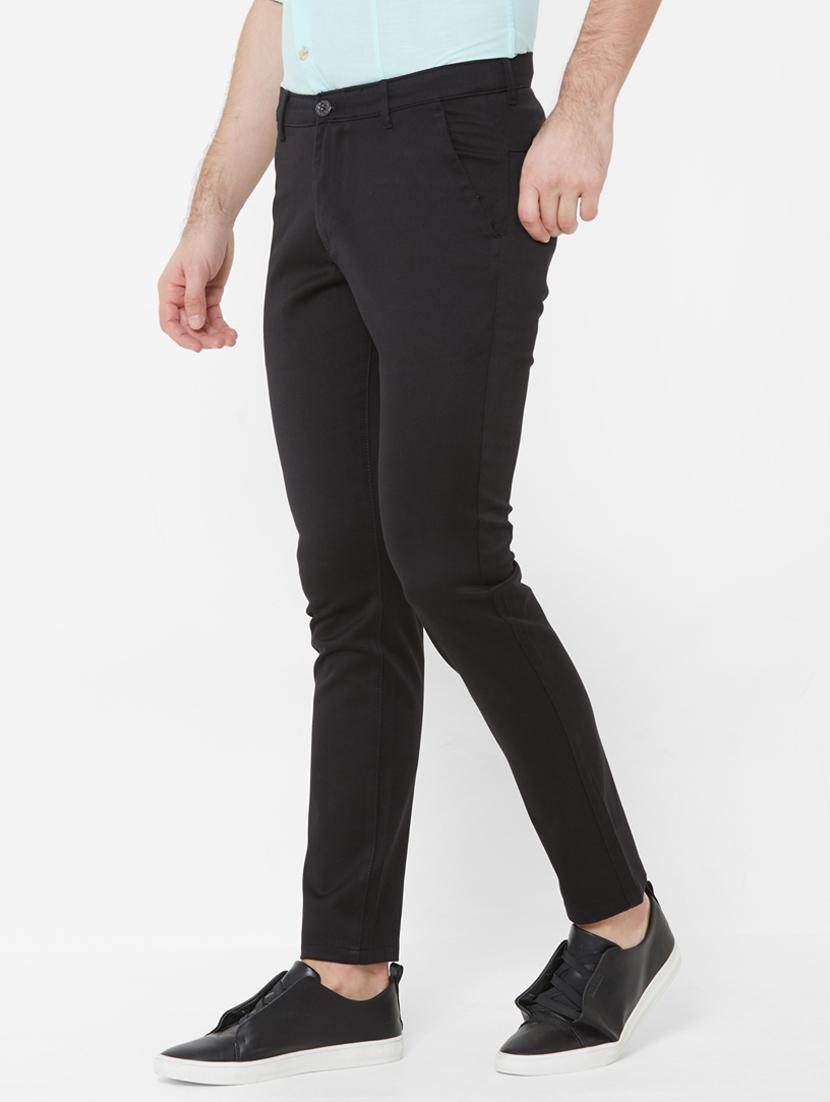 black solid chinos - 17363094 - Zoom Image - 2
