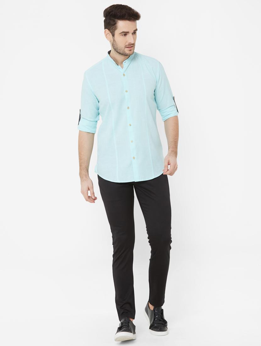black solid chinos - 17363094 - Zoom Image - 5