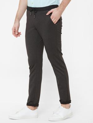 black solid chinos - 17363098 - Standard Image - 2