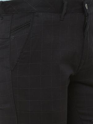 black checkered chinos - 17363104 - Standard Image - 5