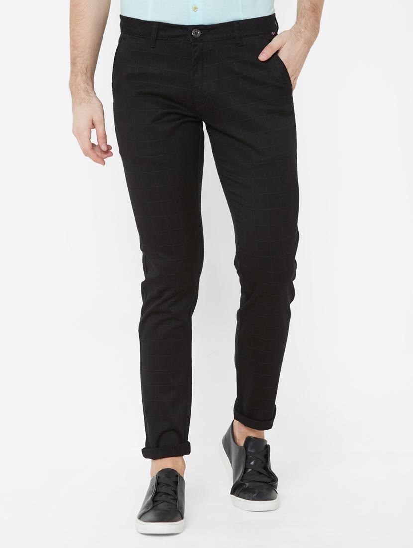 black checkered chinos - 17363104 - Zoom Image - 1