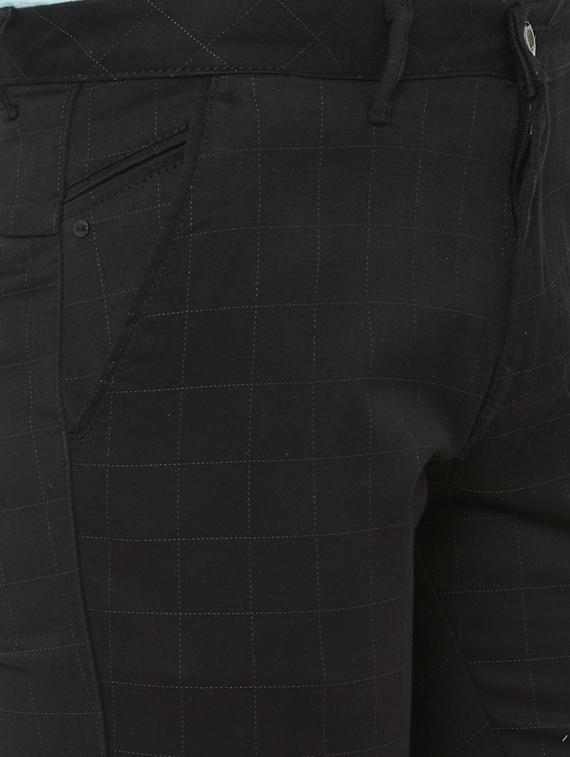 black checkered chinos - 17363104 - Zoom Image - 5