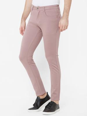 pink solid chinos - 17363127 - Standard Image - 2