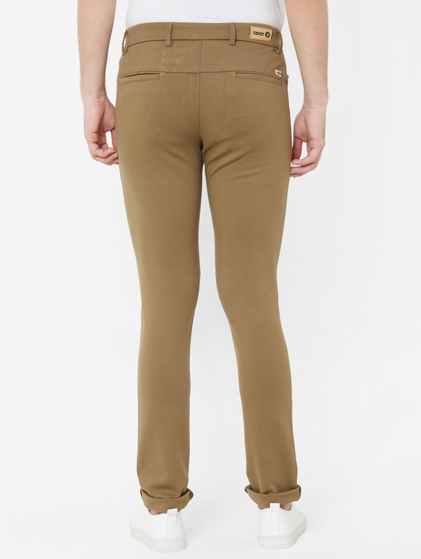 brown solid chinos - 17363133 - Zoom Image - 3