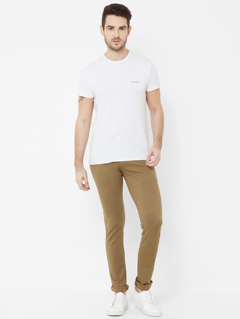 brown solid chinos - 17363133 - Zoom Image - 4