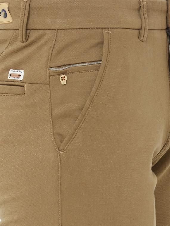 brown solid chinos - 17363133 - Zoom Image - 5