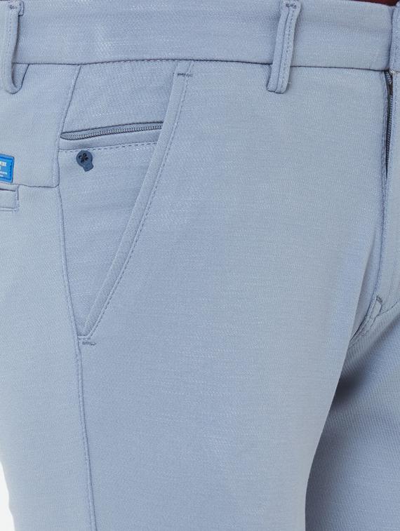 blue solid chinos - 17363134 - Zoom Image - 5