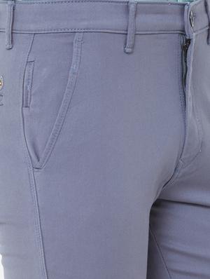 grey solid chinos - 17363146 - Standard Image - 5