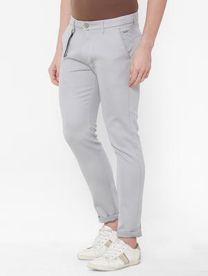 grey solid chinos - 17363151 - Standard Image - 2