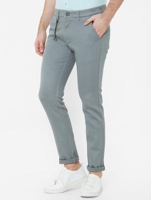 grey solid chinos - 17363153 - Standard Image - 2