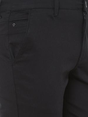 black solid chinos - 17363166 - Standard Image - 5