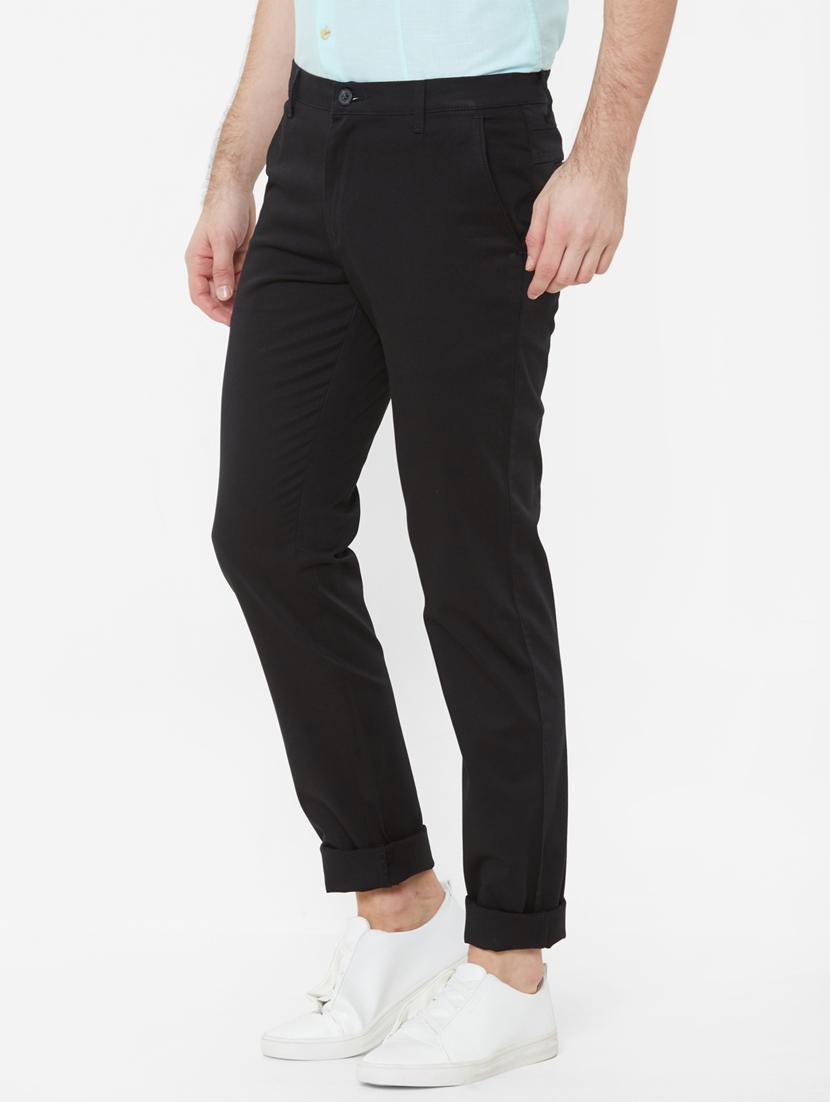 black solid chinos - 17363166 - Zoom Image - 2