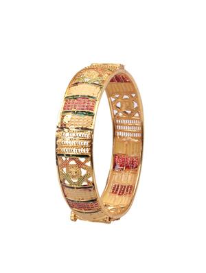 gold brass bangle - 17363544 - Standard Image - 3