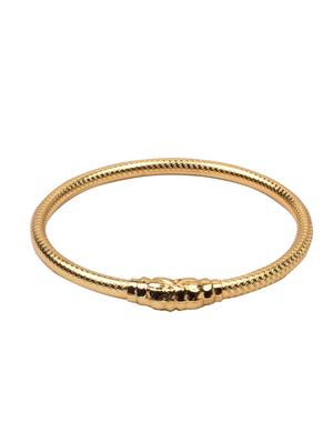 gold brass bangle - 17363554 - Standard Image - 3