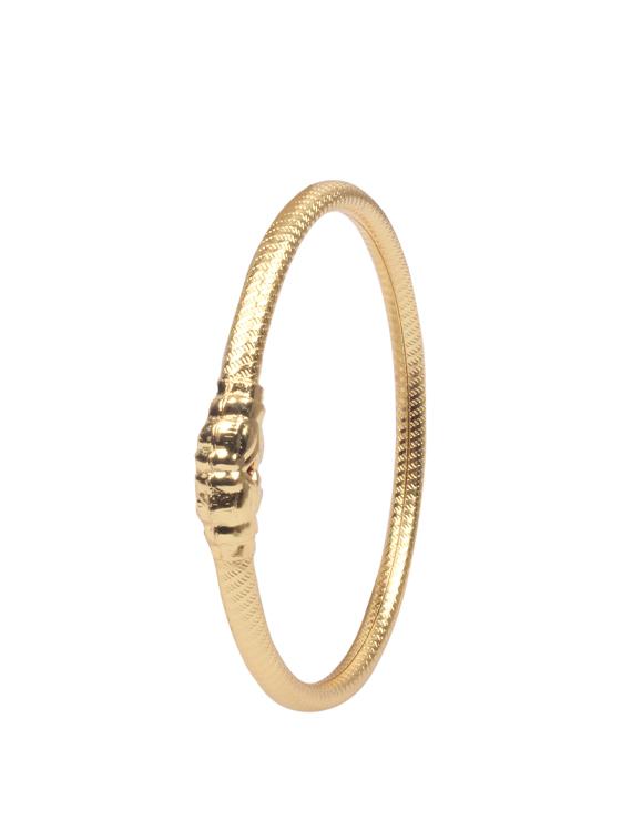 gold brass bangle - 17363554 - Zoom Image - 2