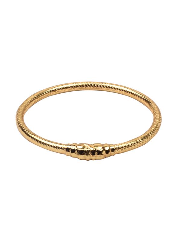 gold brass bangle - 17363554 - Zoom Image - 3