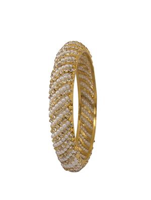gold brass bangle - 17363556 - Standard Image - 3