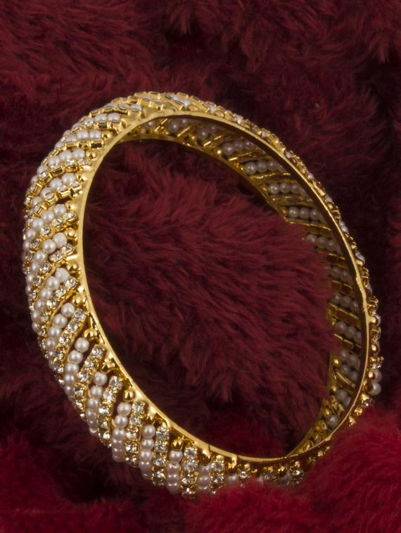 gold brass bangle - 17363556 - Zoom Image - 2