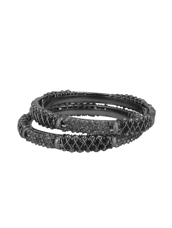 silver plated bangle - 17363589 - Zoom Image - 2