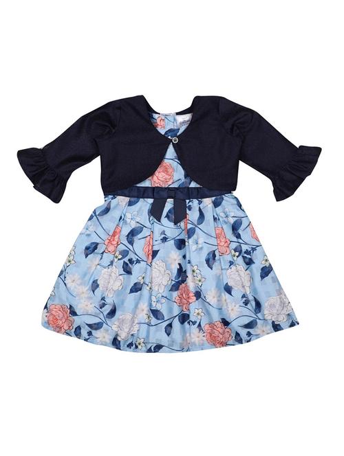 blue printed frock - 17363693 - Standard Image - 1