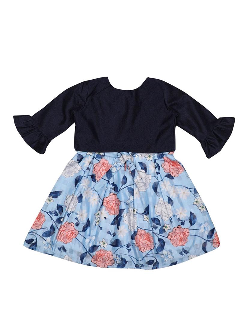 blue printed frock - 17363693 - Zoom Image - 2