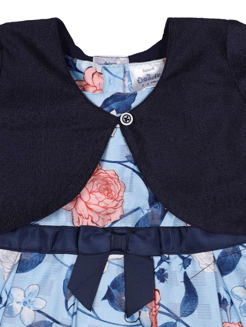 blue printed frock - 17363693 - Zoom Image - 3