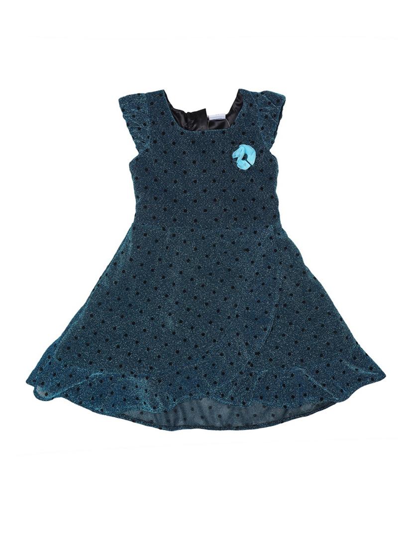 blue polyester frock - 17363697 - Zoom Image - 1
