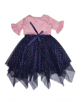 blue embellished frock - 17363704 - Standard Image - 2