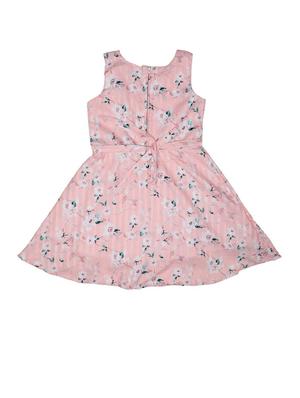 pink polyester frock - 17363708 - Standard Image - 2