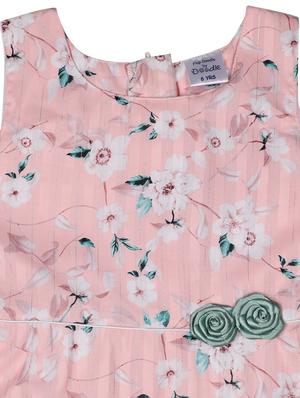 pink polyester frock - 17363708 - Standard Image - 3