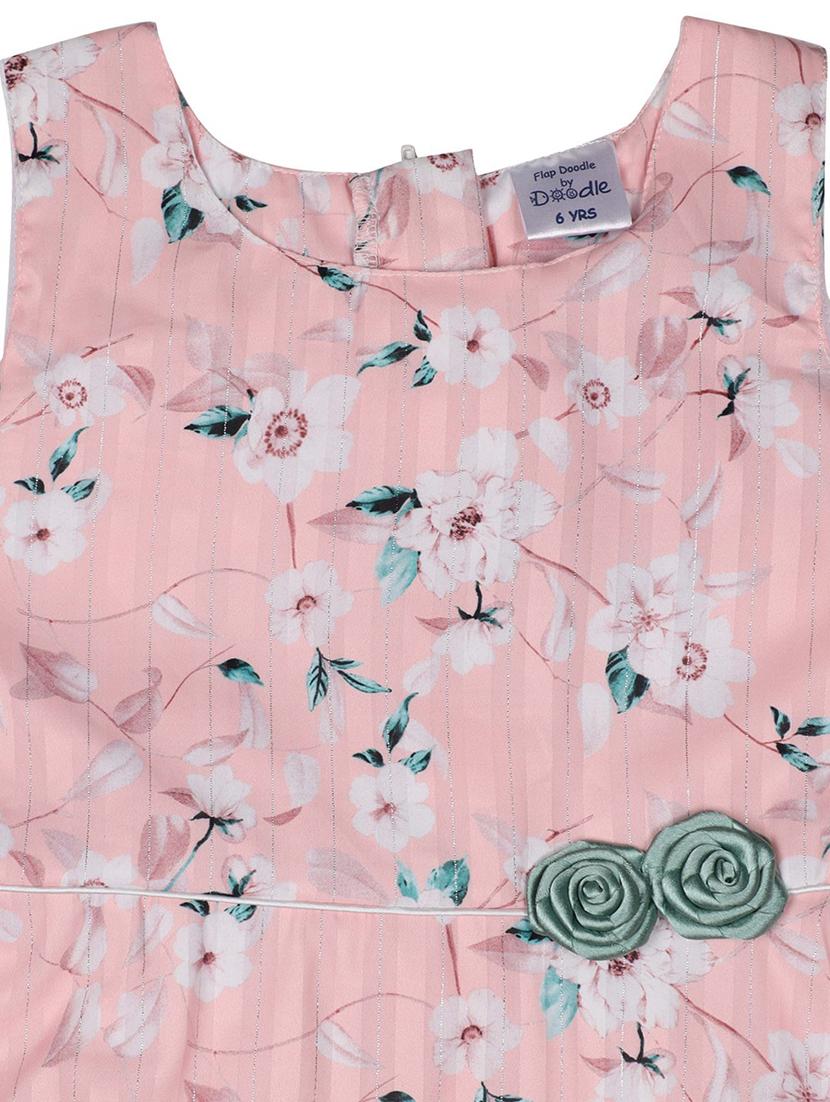 pink polyester frock - 17363708 - Zoom Image - 3