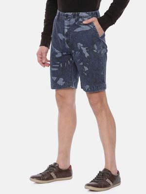 blue camouflage bermuda shorts - 17363743 - Standard Image - 2