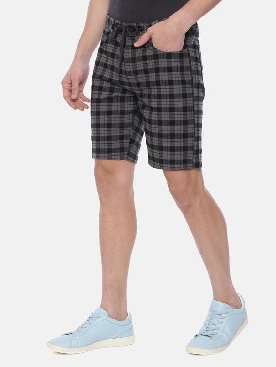 grey checkered bermuda shorts - 17363774 - Zoom Image - 2