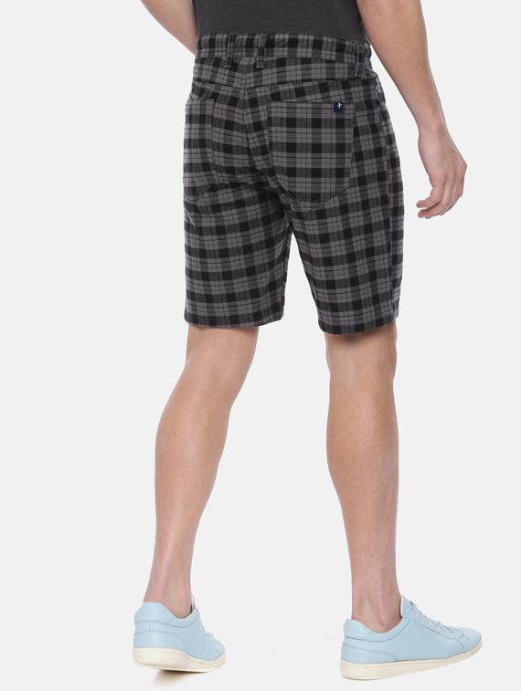 grey checkered bermuda shorts - 17363774 - Zoom Image - 3
