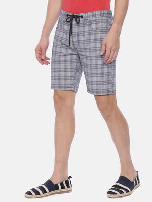 grey checkered bermuda shorts - 17363775 - Standard Image - 2