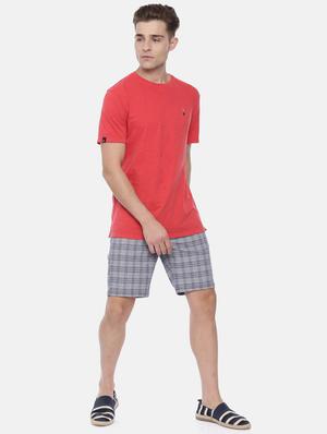grey checkered bermuda shorts - 17363775 - Standard Image - 4