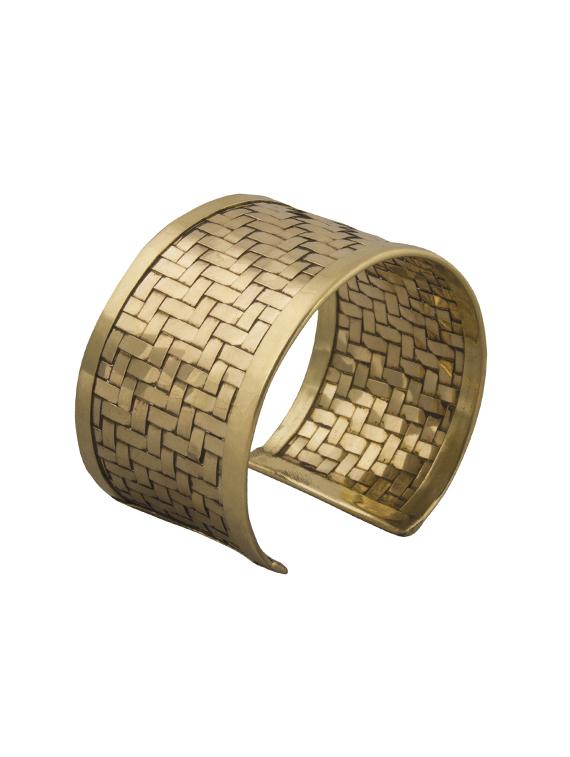 gold cuffs bracelet - 17363861 - Zoom Image - 2