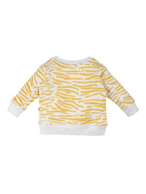 white cotton sweatshirt - 17363970 - Standard Image - 2