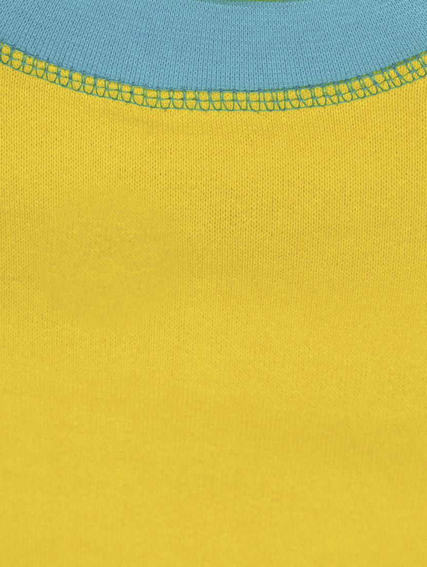 yellow cotton sweatshirt - 17363973 - Zoom Image - 3