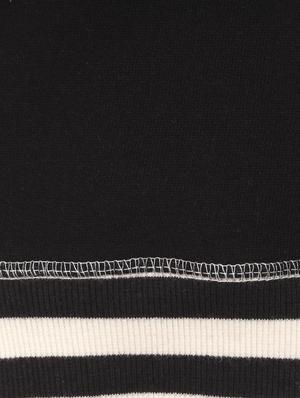 black cotton sweatshirt - 17363975 - Standard Image - 3