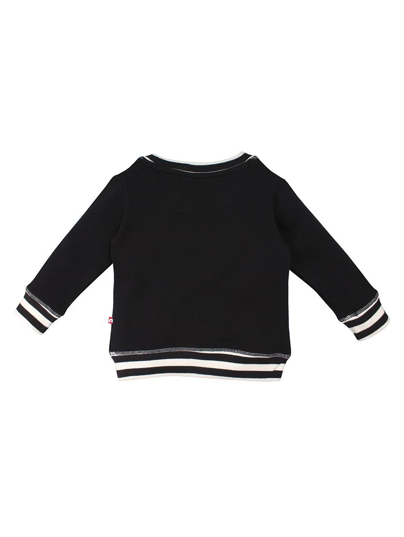 black cotton sweatshirt - 17363975 - Zoom Image - 2