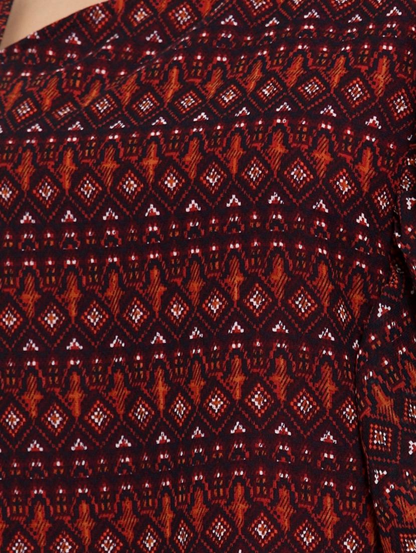 single shoulder printed top - 17364124 - Zoom Image - 5