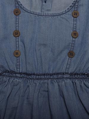 blue cotton frock - 17364199 - Standard Image - 3