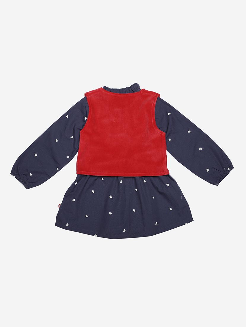 blue cotton frock - 17364200 - Zoom Image - 2